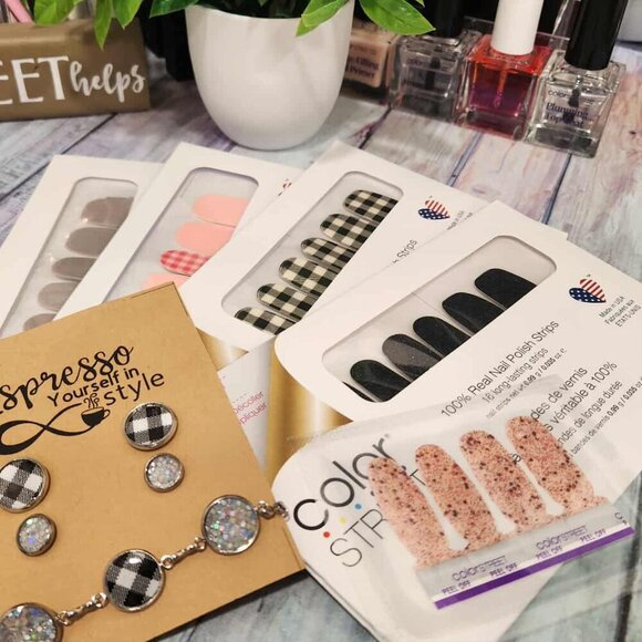 Retired Color Street- Pink and Black Bundle - Picture 13 of 13